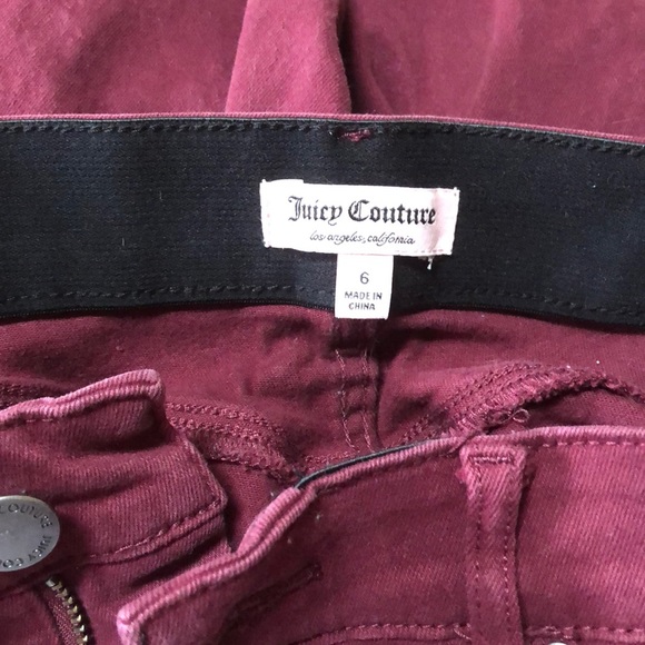 Juicy Couture Maroon Pants - Picture 3 of 3